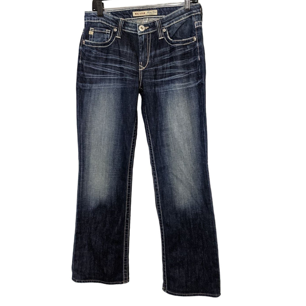 Big Star Maddie Boot Cut Jeans Size 27 Altered to Regular Length Western Rodeo